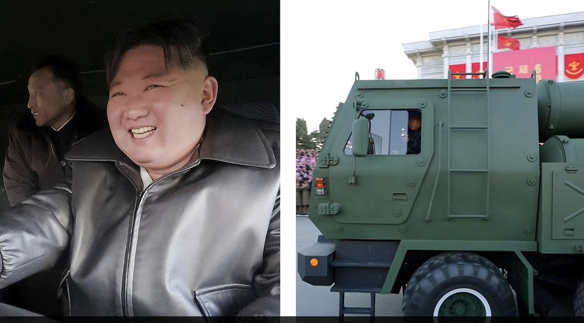 DPRK_CAODEBENOS's tweet image. Se han presentado 50 nuevas unidades de lanzacohetes múltiples de 600mm. Estos vehículos permiten el lanzamiento de cohetes con carga nuclear y no pueden ser interceptados por su rápida movilidad.