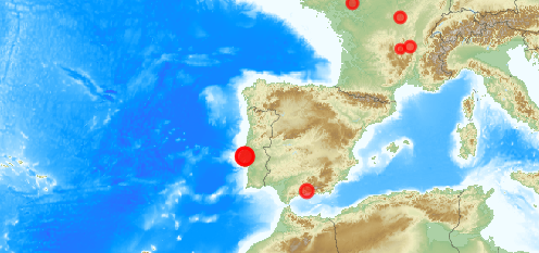 Dois sismos de magnitude 4,1,separados por dois minutos, ocorreram há minutos na região de Alenquer.
#alerta #sismo #terra #Portugal