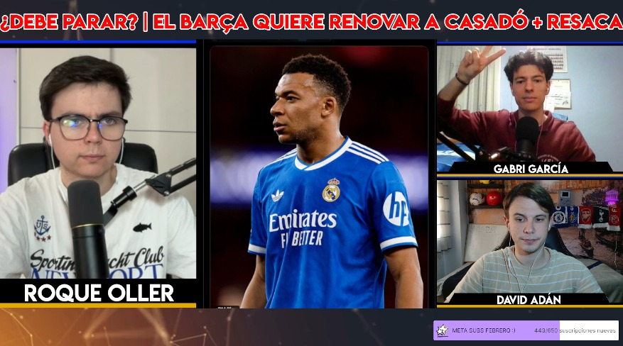 ⚔️ ¡EMPEZAMOOOOS!

🔴⚪️ El ATLETI desperdicia un 0-2 en BRUJAS y deja todo abierto (3-3)
🤕🐢 ¿Qué le pasa a MBAPPÉ? ¿Sigue LESIONADO?
✍️ El BARÇA quiere renovar a CASADÓ + Resaca del pinchazo en GIRONA ❌

💜 twitch.tv/agorafutbol