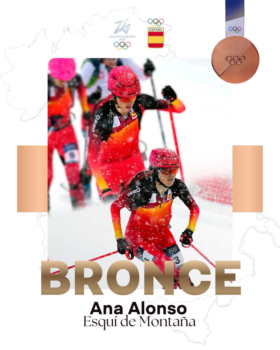 𝑨𝑵𝑨 𝑨𝑳𝑶𝑵𝑺𝑶 𝑹𝑶𝑫𝑹𝑰́𝑮𝑼𝑬𝒁, 𝑴𝑬𝑫𝑨𝑳𝑳𝑨 𝑫𝑬 𝑩𝑹𝑶𝑵𝑪𝑬 𝑬𝑵 𝑳𝑶𝑺 𝑱𝑼𝑬𝑮𝑶𝑺 𝑶𝑳𝑰́𝑴𝑷𝑰𝑪𝑶𝑺 𝑫𝑬 𝑴𝑰𝑳𝑨𝑵𝑶-𝑪𝑶𝑹𝑻𝑰𝑵𝑨 2026 🥉🥉🥉🥉

𝐻𝑖𝑠𝑡𝑜𝑟𝑖𝑎 𝑑𝑒𝑙 𝑑𝑒𝑝𝑜𝑟𝑡𝑒 𝑒𝑠𝑝𝑎𝑛̃𝑜𝑙 ✨

La recompensa 𝒂 𝒒𝒖𝒊𝒆𝒏 𝒏𝒖𝒏𝒄𝒂 𝒔𝒆 𝒓𝒊𝒏𝒅𝒆