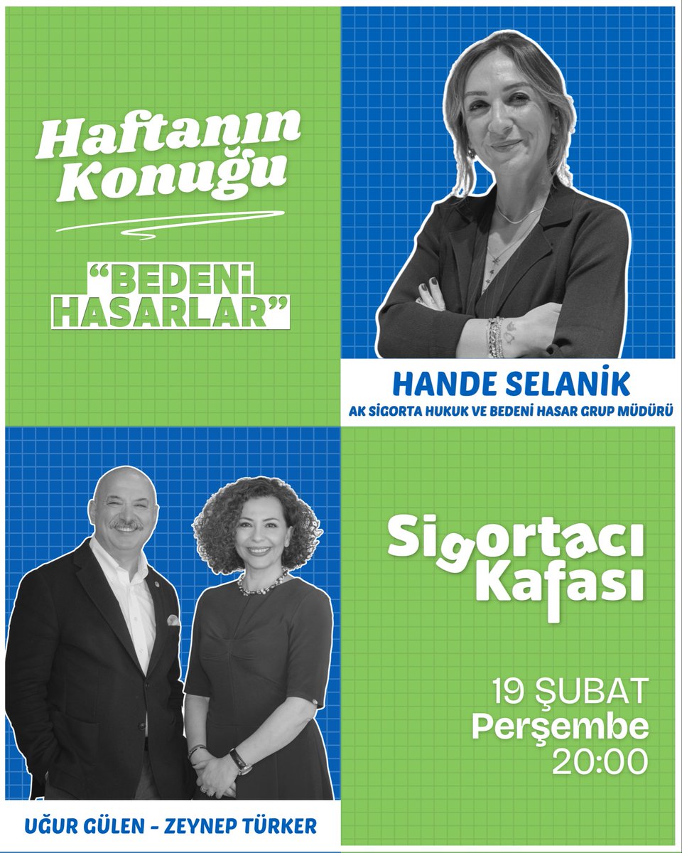 Sigortacı Kafası’nın bu bölümünde konuğumuz, Aksigorta Hukuk ve Bedeni Hasar Grup Müdürü Hande Selanik. Birlikte sektörün en çok konuşulan ama en az görünür başlıklarından biri olan “zombi dosyalar”ı ve bedeni hasarın perde arkasını ele aldık. 🎙️

#SigortacıKafası