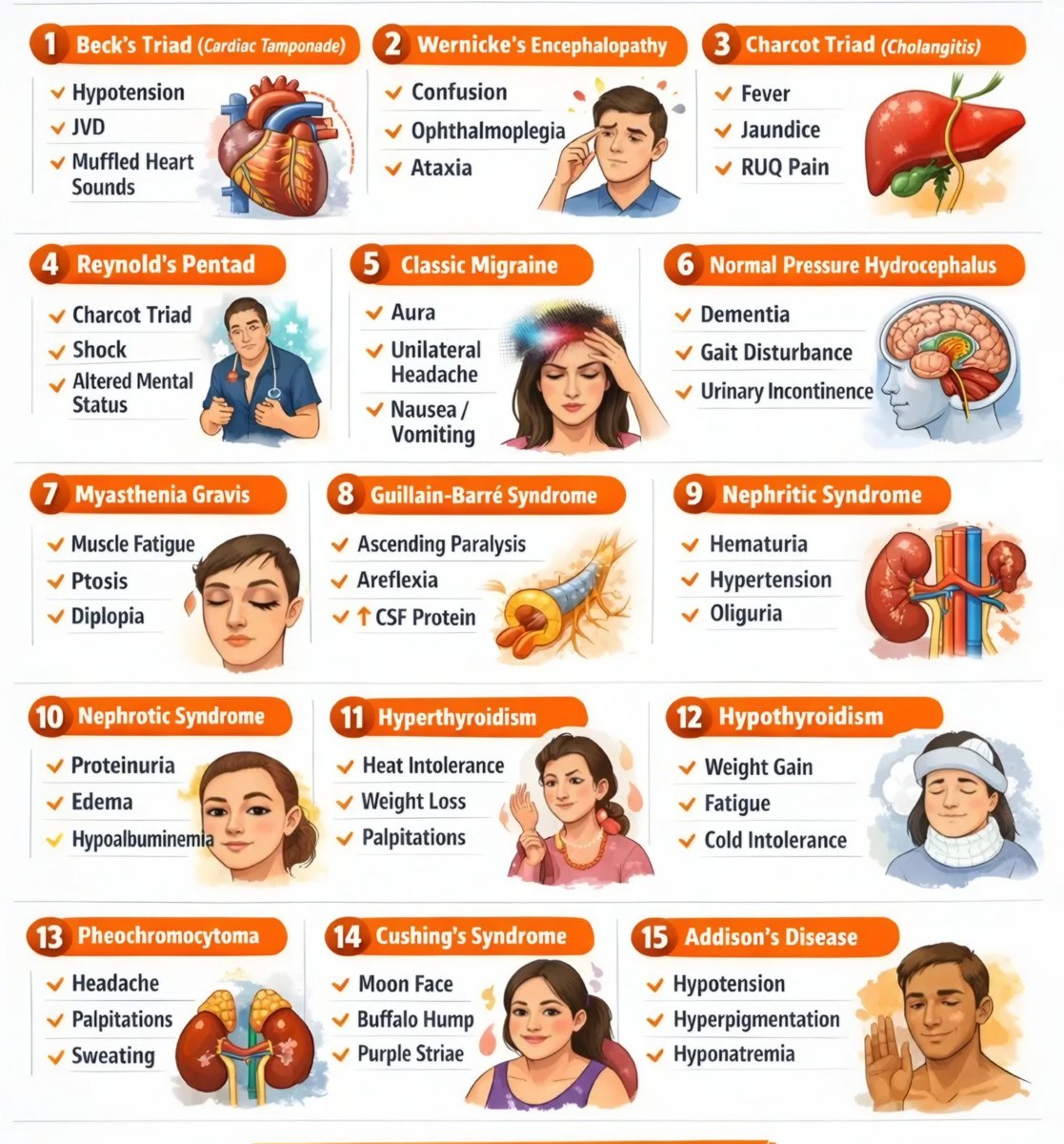 Triads in Medicine