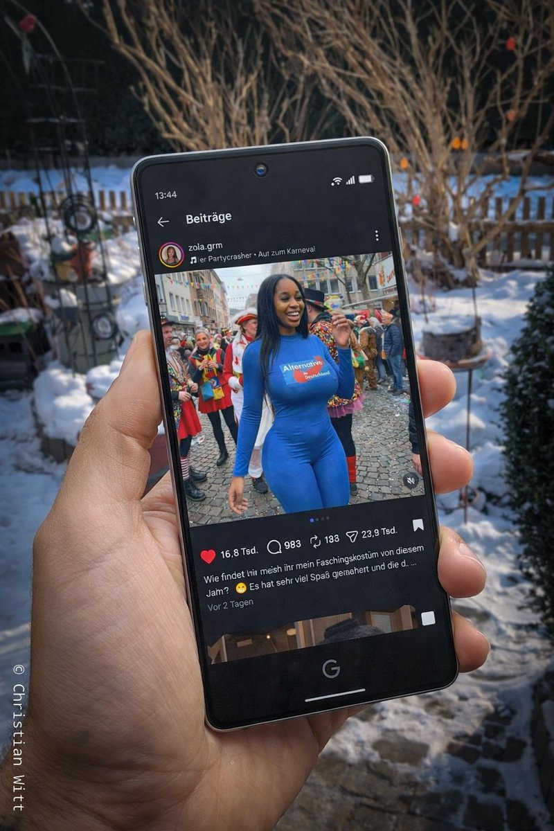Tabus haben auch ihre heitere Kehrseite: Man kann köstlich mit ihnen spielen. Mehr Aufmerksamkeit und Schmunzeln geht nicht.

Ob das Profil echt ist?

instagram.com/p/DU3hVFYiLXE/…