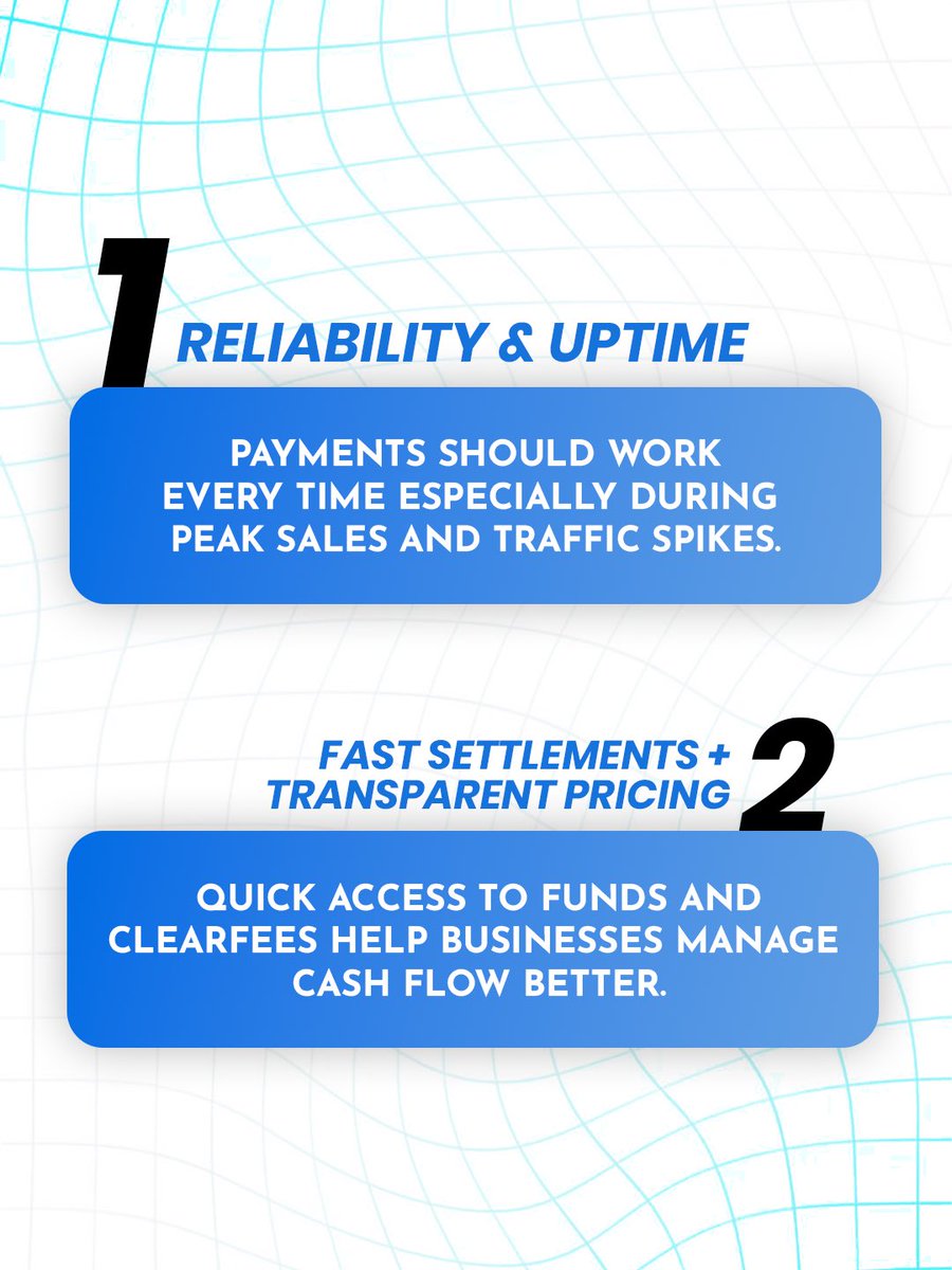 paymentz_'s tweet photo. Choosing the right payment gateway goes beyond checkout.​
​
Reliability, settlement speed, pricing transparency, security, and support all play a role in keeping payments smooth and businesses running without friction. ⚡ https://t.co/l0XX5VVYQQ
