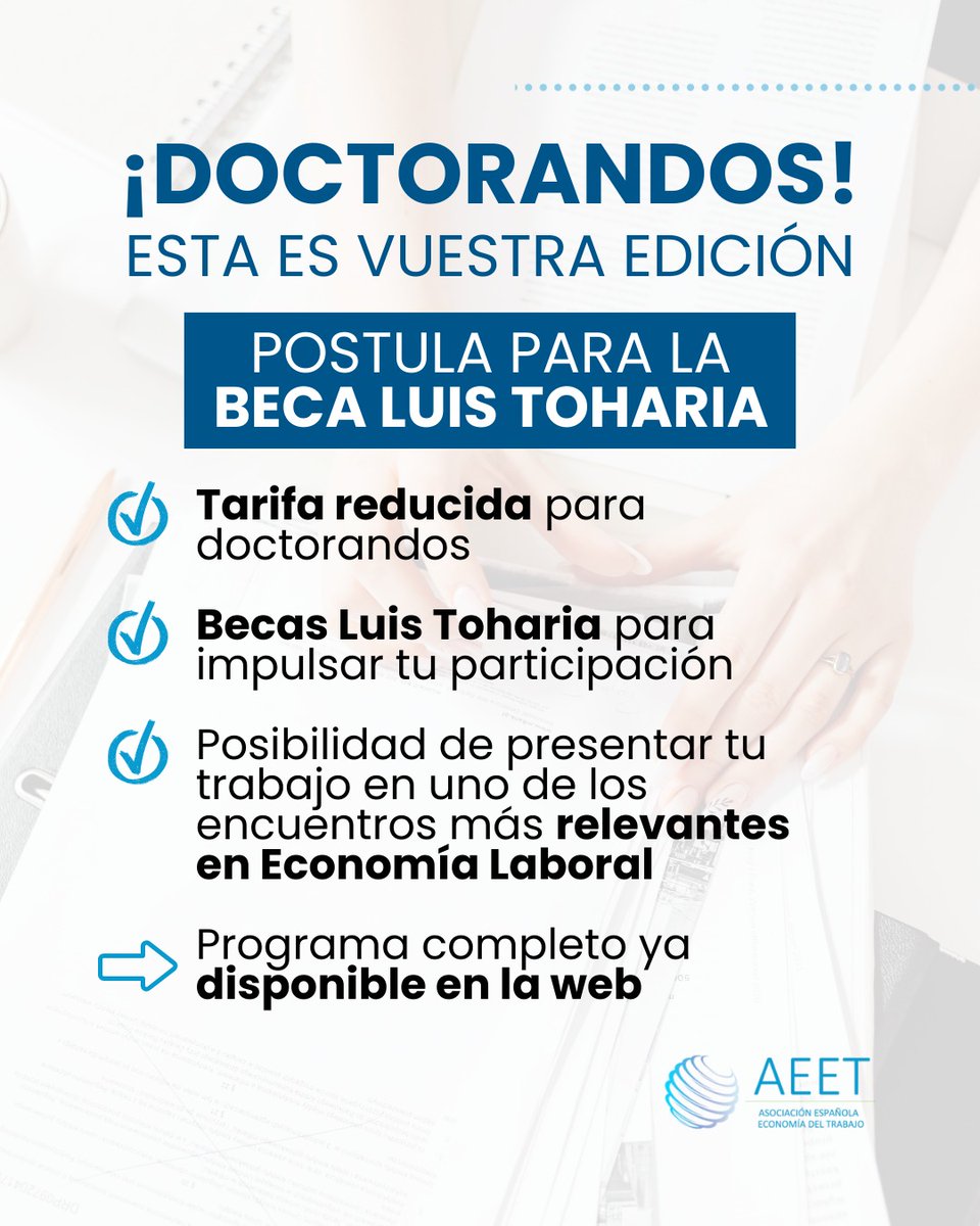 Asociación Española de Economía del Trabajo (AEET) tweet media