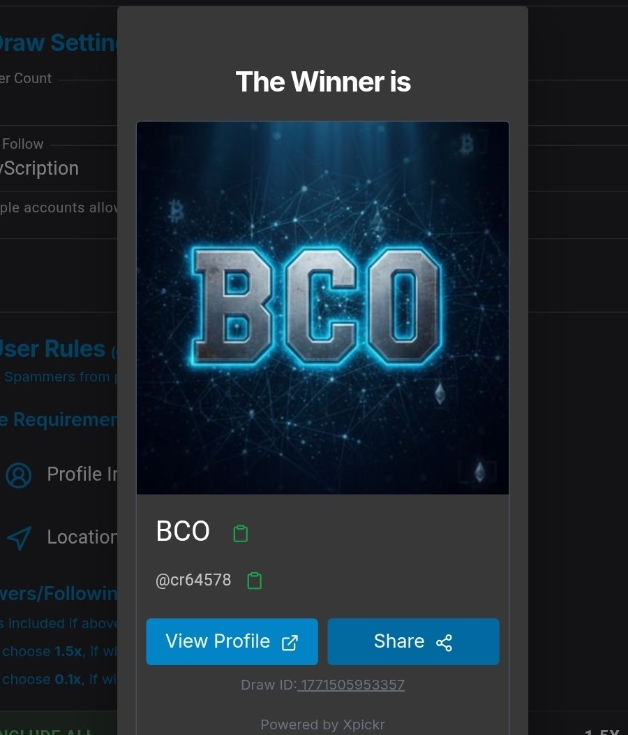 Congrats <a href="/cr64578/">BCO</a> you won! Draw ID: 1771505953357 Follow for more 

Hey <a href="/cr64578/">BCO</a>  dm check 
My id <a href="/KvScription/">Mr.Lucas 🕯️</a>