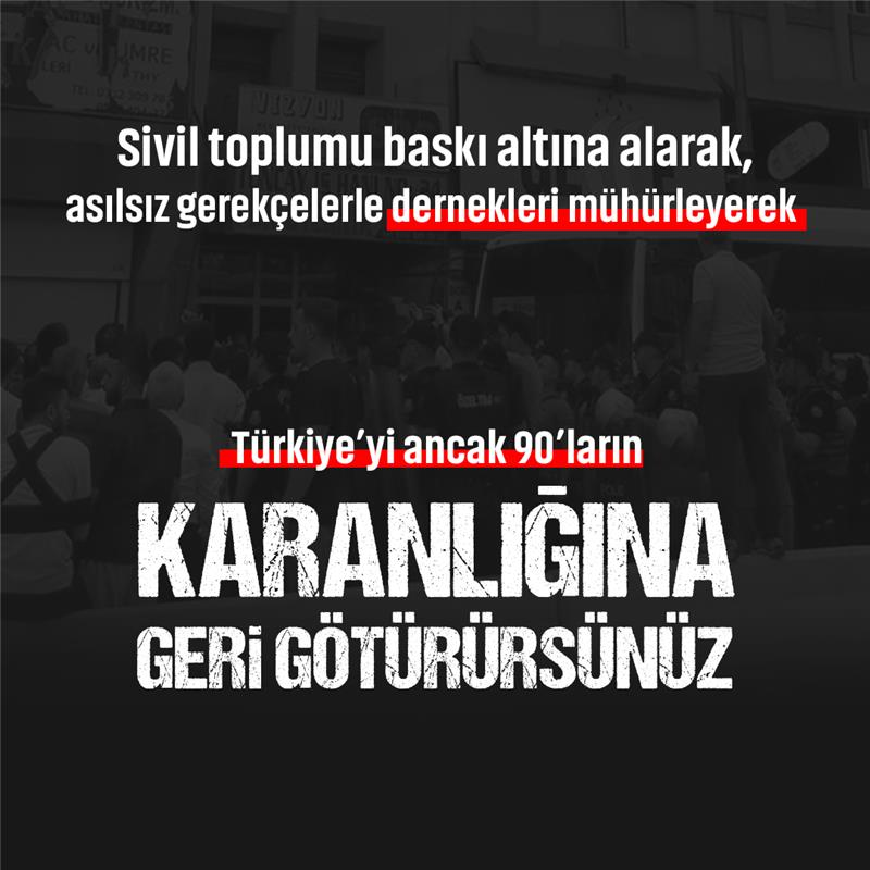 Ankara, son bir yıl içerisinde İslami dernek ve kuruluşlar için adeta bir "hukuksuzluk merkezi" haline getiriliyor.

Resmi denetimlerden "tertemiz" çıkan, faaliyetleri onaylanan birçok dernek hukuki bir gerekçe olmaksızın, "yukarıdan gelen talimatlar" ile kapatılıyor. 

Bu durum,
