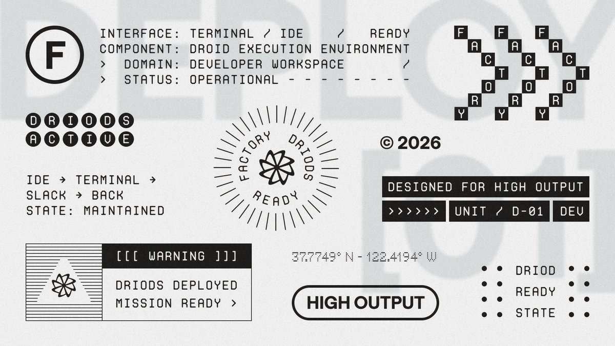 Type system badges for Factory