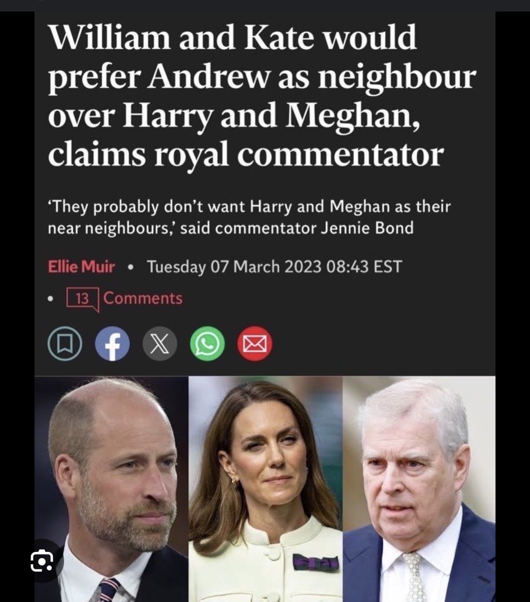 Fun fact: 
Now that Prince Andrew the pedo. has been arrested, remember that the Royal Family (Queen Elizabeth, King Charles, Prince William, Kate,etc) chose him over Harry and Meghan.Why? All because Prince Harry married a Black woman.
#HarryandMeghan #PrinceAndrew #royalfamily
