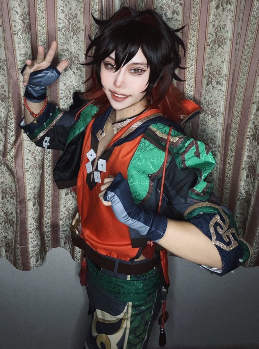 ※Cosplay / Genshin /嘉明
 
　『ぶっ◯すぞ！！！！』

#原神