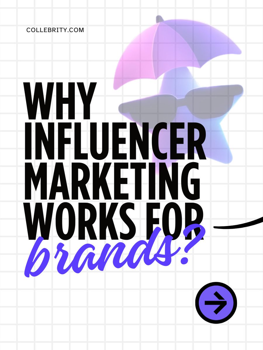 collebrity's tweet photo. Why does influencer marketing actually work for brands?

Not because it’s trendy.
Not because it’s viral.
Because trust converts faster than attention.

Most brands chase reach.
Smart brands build credibility.

And credibility doesn’t come from ads.
It comes from people. https://t.co/ewEwX31uo8