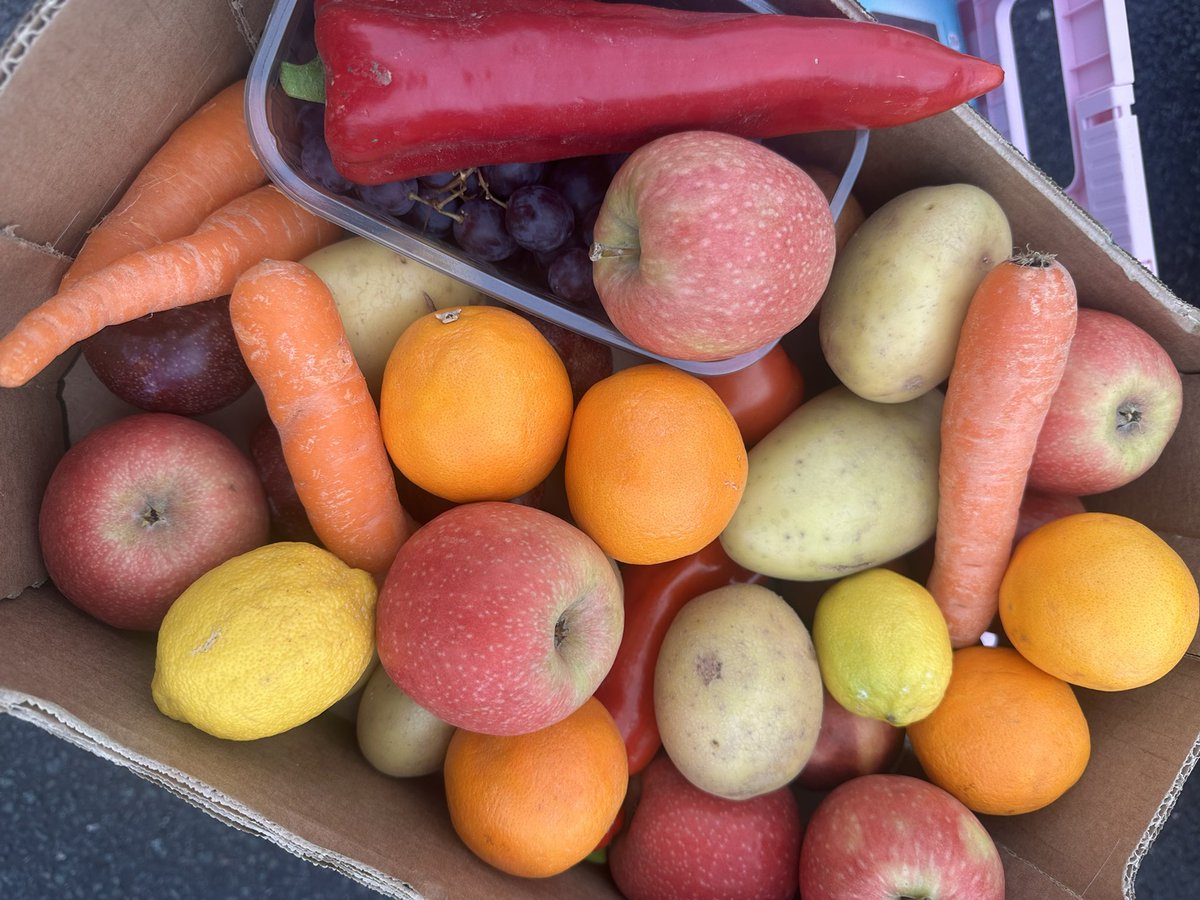 Lidl has a whole box of fruits and veggies for £2, if I didn’t see it myself and also go ahead and buy it I wouldn’t believe it. Apparently they do it on random days.