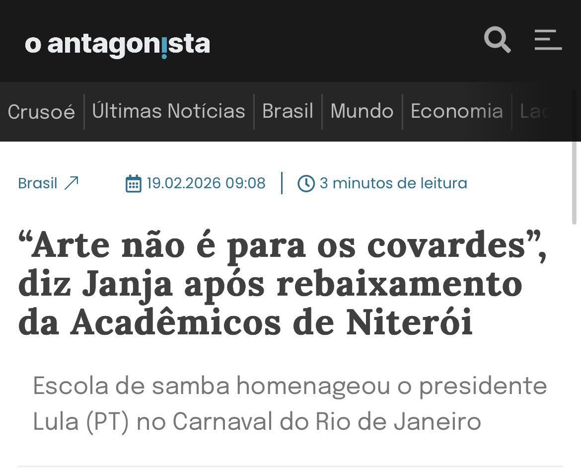 KimKataguiri's tweet photo. Que discursinho, hein Janja? A última coisa que esse desfile teve foi arte. Covardia mesmo é usar o dinheiro suado do contribuinte para fazer propaganda desse governo imundo. https://t.co/X8akv6L0ZJ