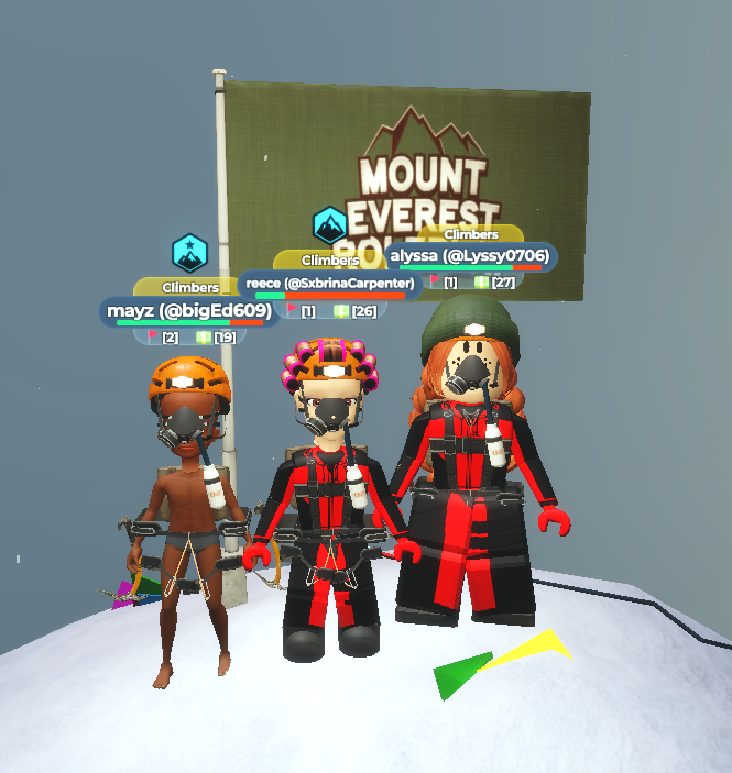 m4yzie_'s tweet image. alyraa died to fireflies (the song) but we reached the top of #mount #everest