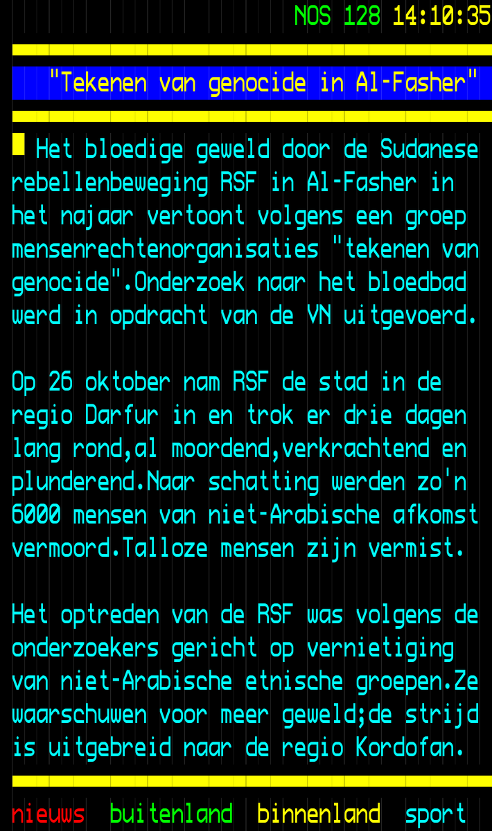 MakingSennce's tweet image. Al Fasher bloedbad door RSF

Greta Thunberg? Linkse woke lieden? Palestina demonstranten? Sigrid Kaag? Mark Rutte misschien?

Waar waren jullie nou?

#Sudan