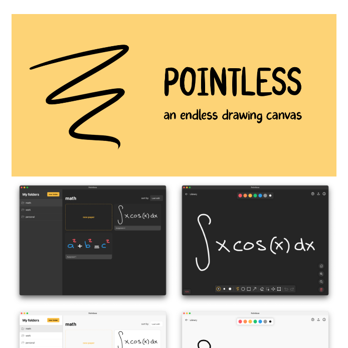 Infinite Drawing Example Infinite drawing canvas for the desktop https://t.co/jan6cvS9NX