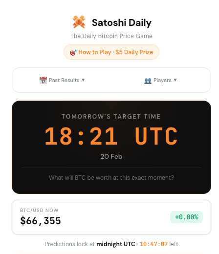Satoshi Daily tweet media