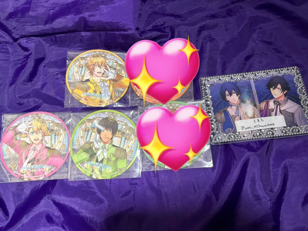 うたプリ ブロメイト シャニライ 特典 コースター 譲)那月 翔 セシル