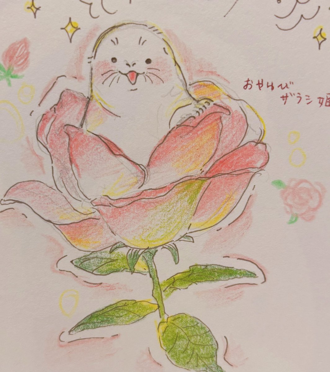 Post by 花うさぎ@絵描き 2/21(土) 個展 on X: 親指ザラシ姫