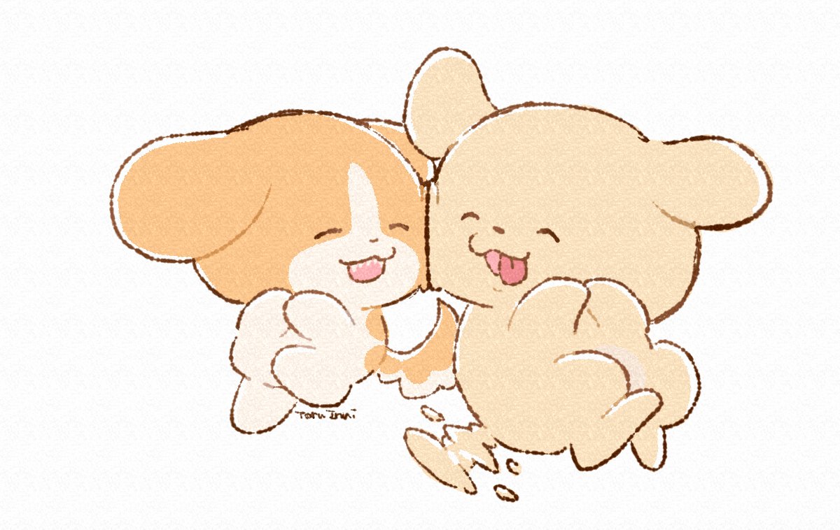 スーパーハッピードッグくん、おむかえありがとうだよ～🐶🌈✨