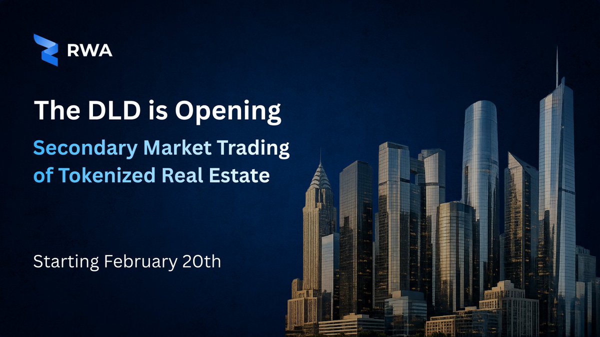 Dubai Land Department is about to launch Phase II of its Real Estate Tokenization Project - enabling secondary-market resale starting tomorrow.
This is a huge milestone so pay close attention. The regulatory doors open slowly but surely, and we are building to capture the market.