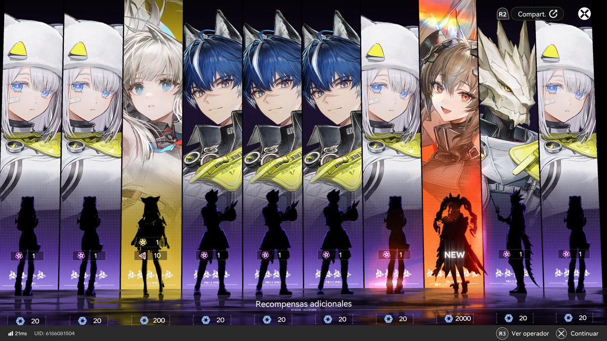 Bueno. Lo logré. Al fin conseguí mi primer personaje de un banner. 🥹ha costado mucho jaaja 🤣