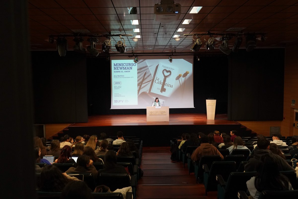 institutonewman's tweet photo. Ya está disponible la grabación del #MinicursoNewman. Ana Martínez, profesora @ufvmadrid, nos introdujo en #LaCelestina para pensar sobre lo que sí y lo que no es #amor. https://t.co/AIFdkY4Q5e https://t.co/pBSAwa4imO