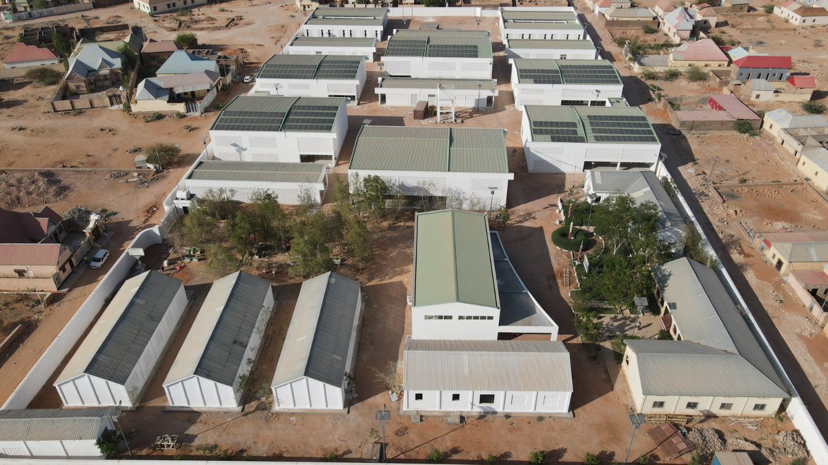 Our TVET Centre has just taken a huge step toward sustainable energy: 360 solar panels now fully installed, covering 720 m² of rooftop space hitting  250 kW peak output — cutting energy costs.
Huge thanks to KfW on behalf of BMZ <a href="/GermanyinSOM/">GermanyinSomalia</a>