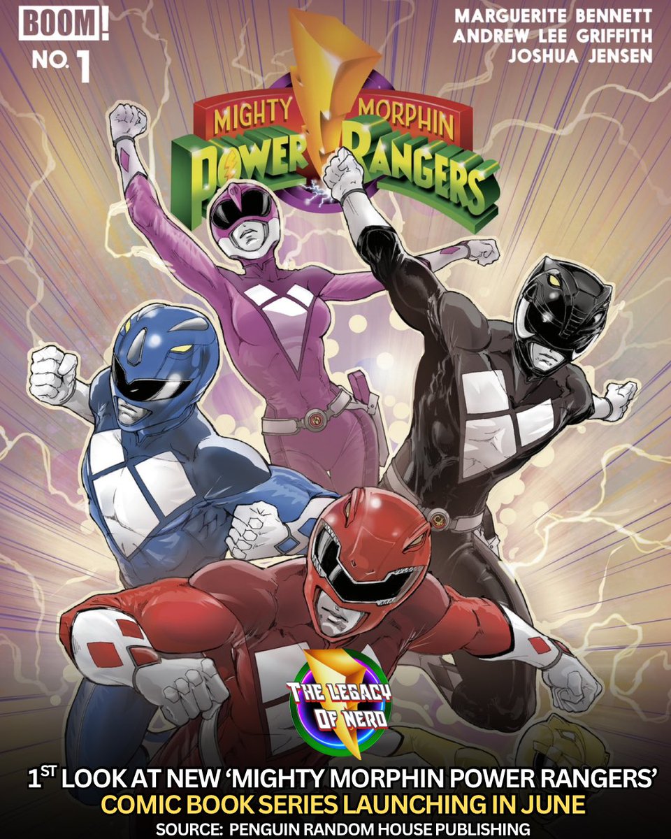🚨BREAKING: 1st Look at the New ‘Mighty Morphin Power Rangers’ comic book series launching at June 

The Rangers will sport a new suit design with the new series 

Source: Deoxy360 via Penguin Random House Publishing
