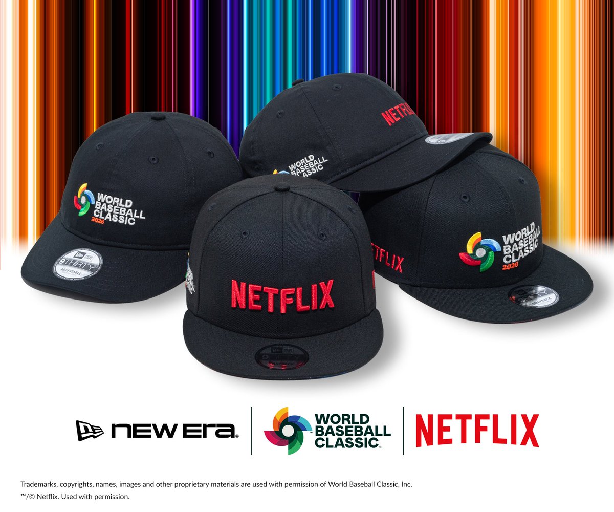 【新品ネット完売】WBCネトフリNewEra希少トリプルコラボCAP24時間発送 日本限定】 Netflix × WBC × New Era トリプルコラボ (ネット