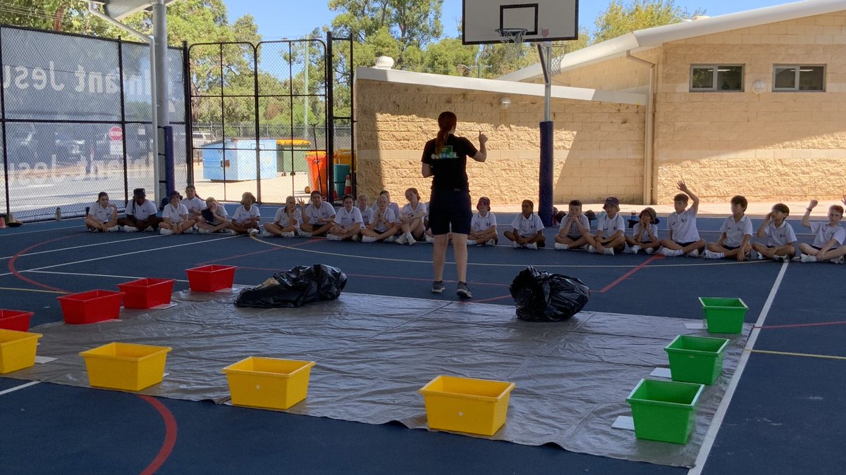 InfantJesus54's tweet image. Today, our Sustainability Ministry were joined by Aoife from Waste Sorted Schools to complete a waste audit on the piazza bins. It was a great hands‑on way for students to learn how our choices impact the environment. #ExpectGreatThings #LifeLongLearners #ConnectedLearners