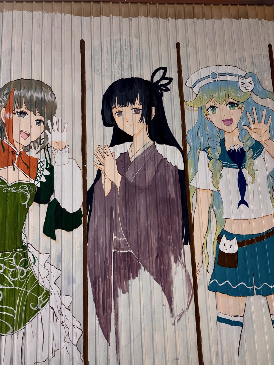 痛壁 #静岡県キャラクター #葵桜玖耶 #葵わさび 今日はわさびちゃんと