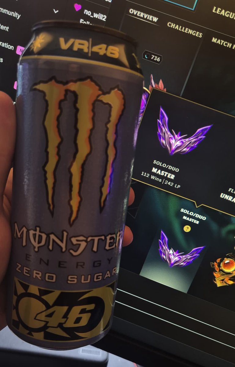 Trying out the Valentino Rossi Monster drink 🔋🏍️
Maybe that brings the winstreak 👀📈
Only 1 way to find out 😈

QUEUE UP, BABY
[twitch.tv/MeyaLeo] 🔗

Drop in &amp; WIN 🏆
#leagueoflegends #league #twitchstreamer