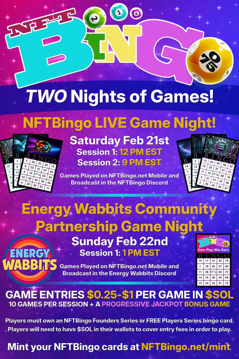 Gm CT
Gm NFTBingo

Time to rise and grind to get ready for this weekend!