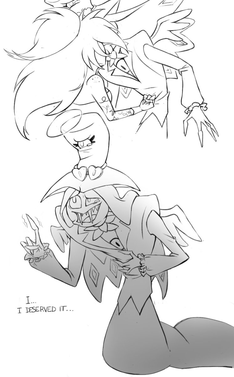 Daefromhell's tweet image. "And now we're even!"
Cherri isn't someone who forgets easily 
#cherrisnake #HazbinHotel #HazbinHotelfanart