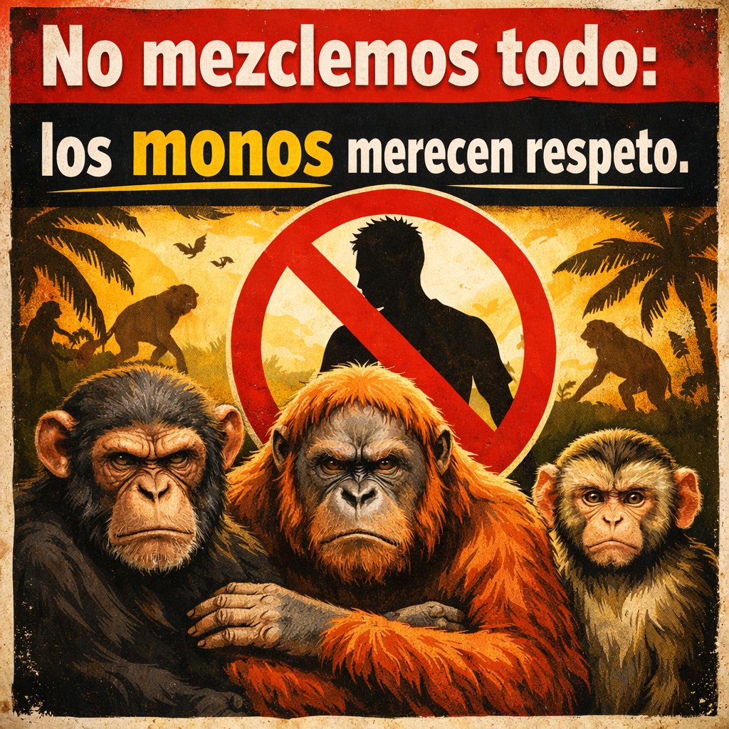 #RespetoParaLosMonos