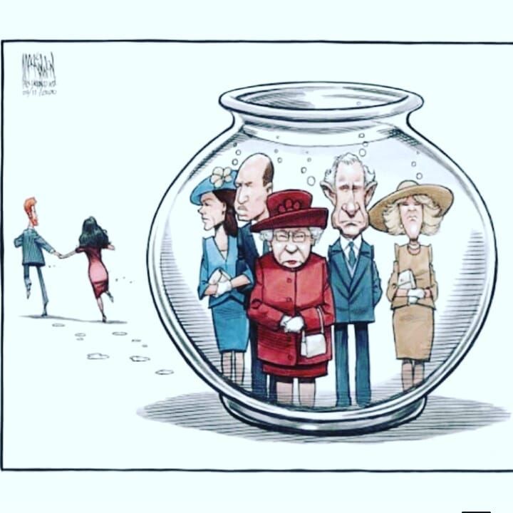 Boy, am I glad Harry and Meghan skedaddled out of there! 😂