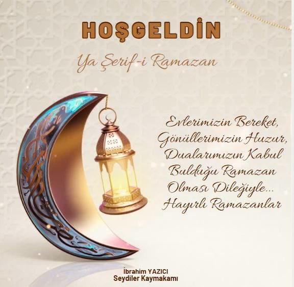 Hoş Geldin Ya Şehr-i Ramazan…🌙

Rahmet, mağfiret ve bereket ayı olan 11 Ayın Sultanı Ramazan-ı Şerif’e bir kez daha kavuşmanın huzur ve mutluluğunu yaşıyoruz.
Bu mübarek ayın; ülkemize, İslam âlemine ve tüm insanlığa barış, huzur, sağlık ve hayırlar getirmesini temenni ediyorum