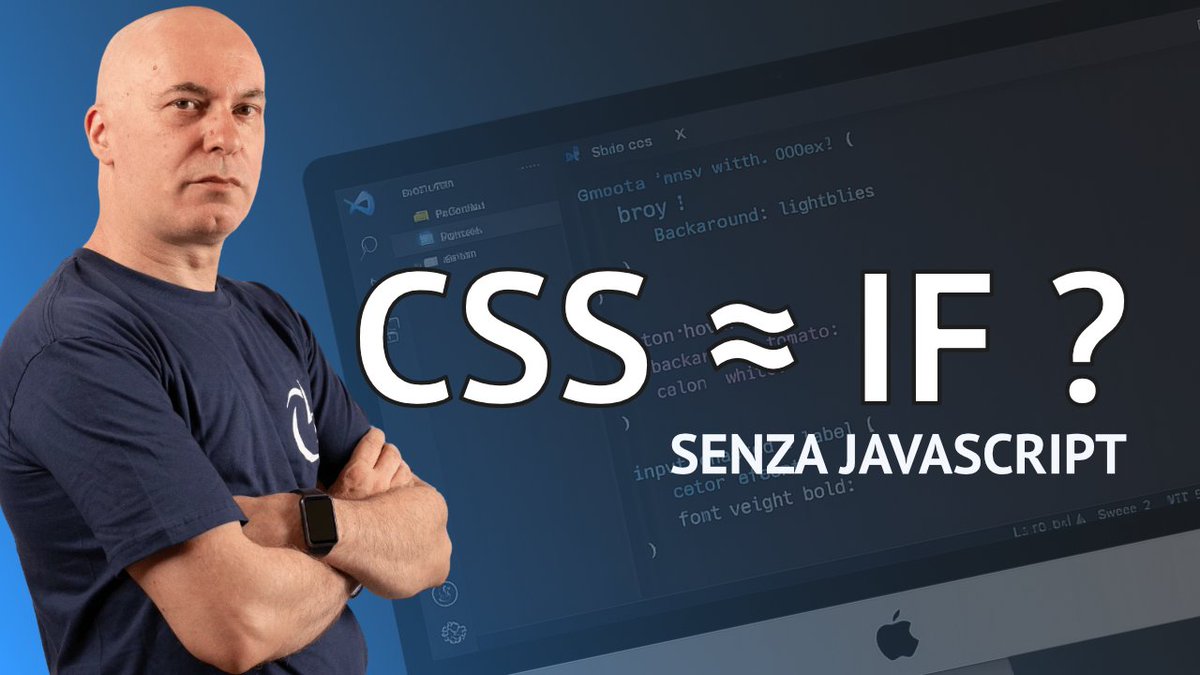 I CSS hanno davvero gli IF? (Parte 1) youtu.be/CPoY3-Y638Q?si… via <a href="/YouTube/">YouTube</a>
