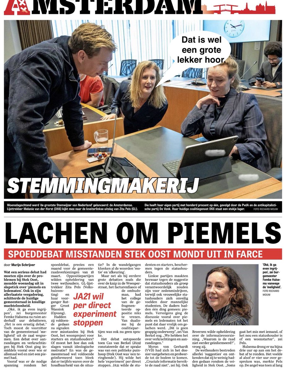 Hier hebben ze het 3 uur over gehad.