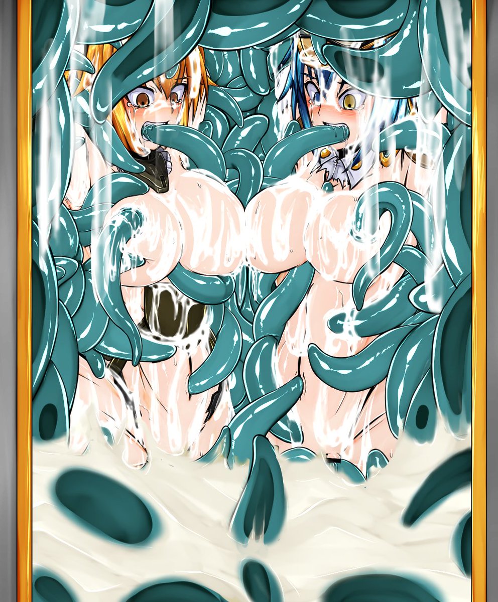 Skebのご依頼のクライアント様のOCさん触手付けを納品させていただきました! 