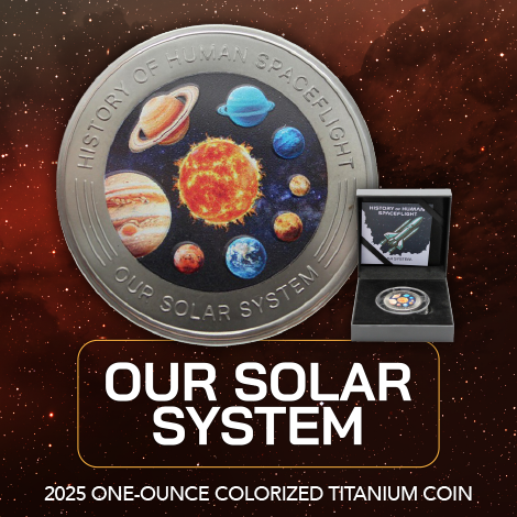TheCoinVault's tweet image. 🚨LOW INVENTORY ALERT🚨 

Shop the 2025 1oz Colorized Titanium Coin featuring the Solar System from the Republic of Ghana today before they are all gone! bit.ly/4rUV8wi #LowInventory #SolarSystem #Titanium #TheCoinVault
