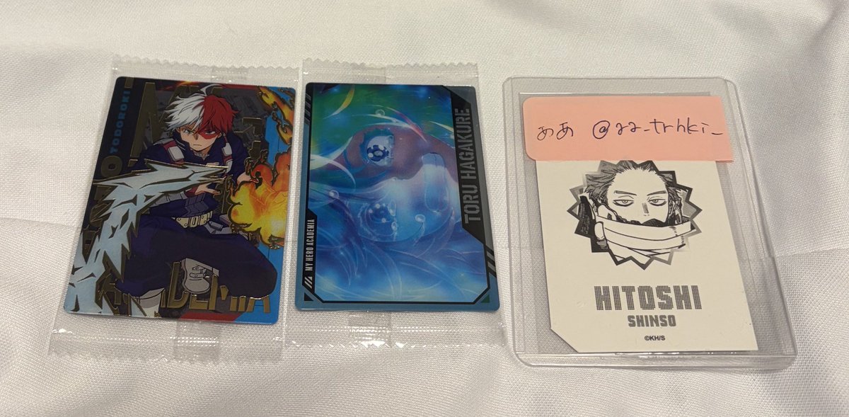 僕のヒーローアカデミア ヒロアカ ウエハース4 交換

【譲】R轟 N葉隠

【求】心操

2:2のみ

検索からでもお気軽にお声掛けください◎