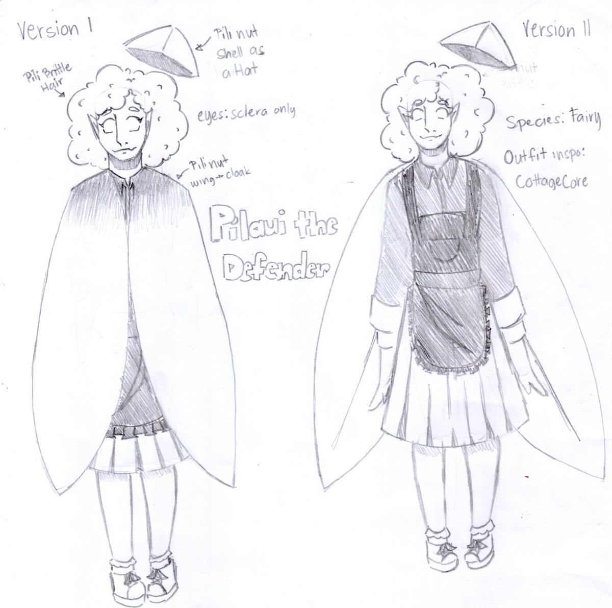 Ramb_meat's tweet photo. My baby Pilaui (Pili nut oc) that I created for our orientation day last year :DD https://t.co/jauwmHExWW