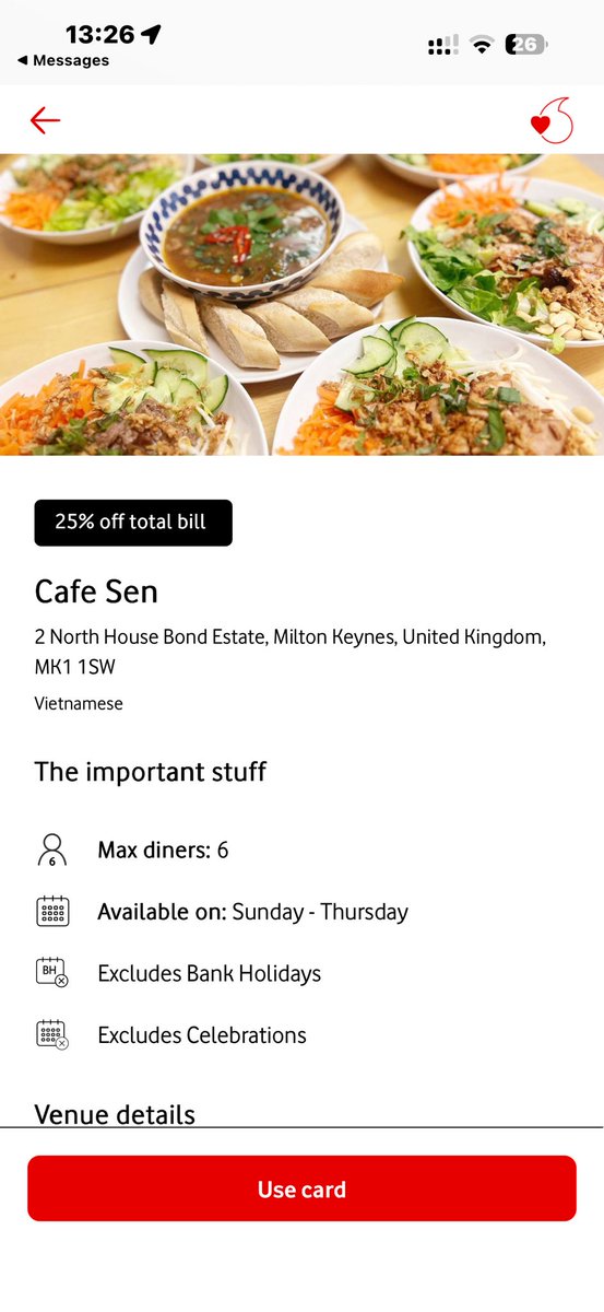 MIK33EY's tweet photo. @VodafoneUK Searched for closest restaurant to see if @GourmetSociety membership is useful. Apparently these  restaurants in Milton Keynes &amp; Birmingham are the closest to accept the card for my postcode. 🤦🏼‍♂️🤦🏼‍♂️🤦🏼‍♂️#pointless #dataharvesting https://t.co/oGECIwoGRS