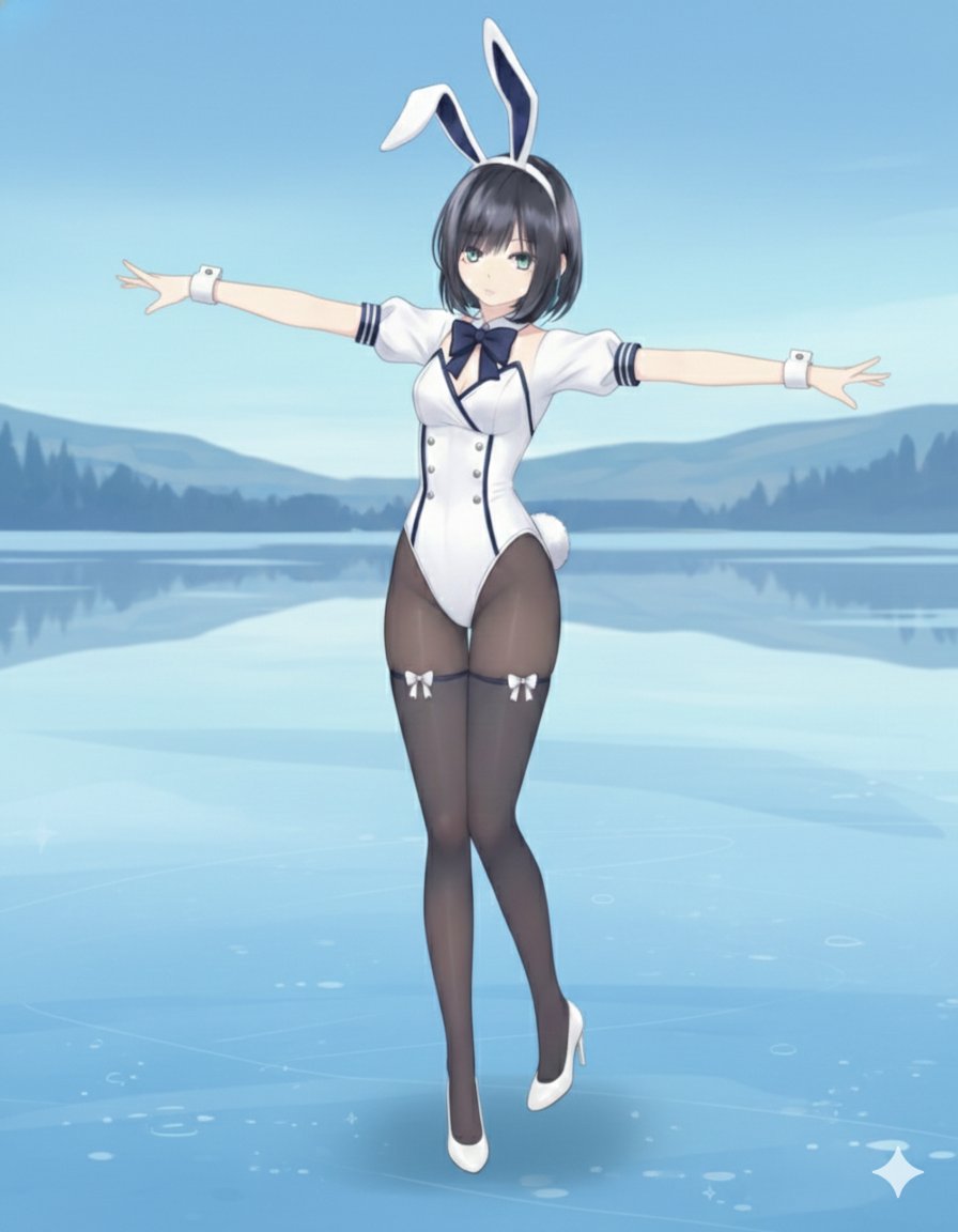 勉強が煮詰まってきたので、生成AIで着せ替え遊び。 今日は #温泉