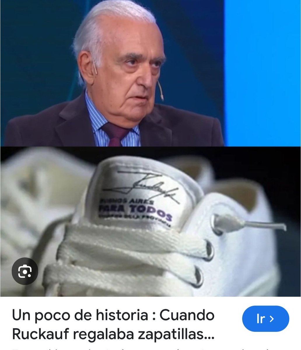cositopolitico's tweet image. Este personaje siniestro Ruckauft fue quien repartía zapatillas para ganar elecciones y fue el principal responsable de los incidentes en plaza de mayo en el derrocamiento a De La Rúa mandando manadas armadas desde pcia de bs as.
 Hoy con asombro veo q es analista político en la