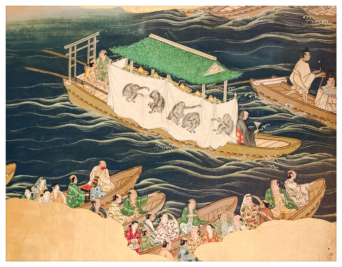 安土城考古博物館「近江―道が織りなす物語―」へ。瀬田の唐橋模型、水中の構造に驚きます。日吉祭礼図は見応えあり！
azuchi-museum.or.jp/events/special… 2025winter/