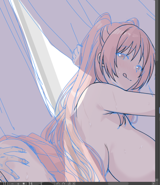 息抜きでタマ姉ペン入れ中 