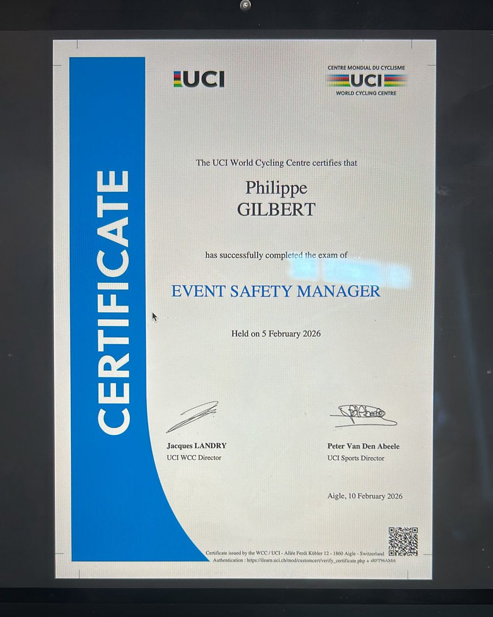 Philippe Gilbert tweet media